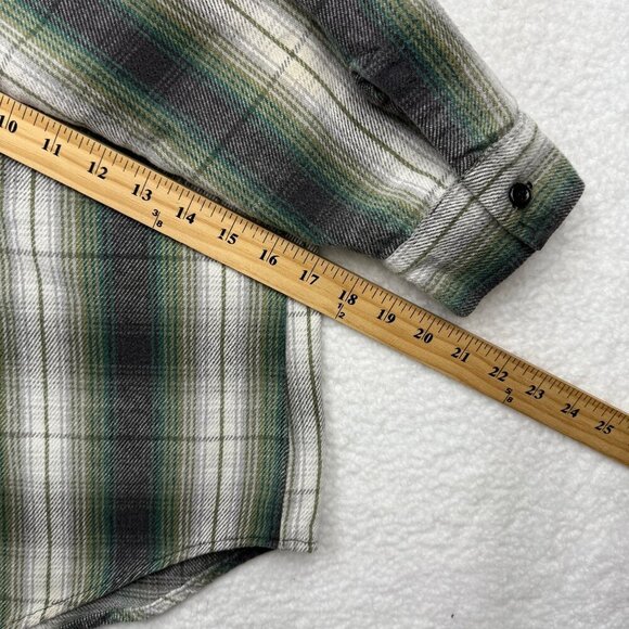 VTG Codet Heavy Flannel Plaid Shirt Cabincore Western Outdoor Grunge Mens 2XLT? - Picture 10 of 12